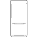 19.5 Cu. Ft. Bottom-Freezer Door Refrigerator view 3