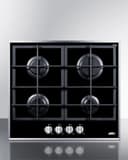 24" Wide 4-Burner Gas Cooktop view 2