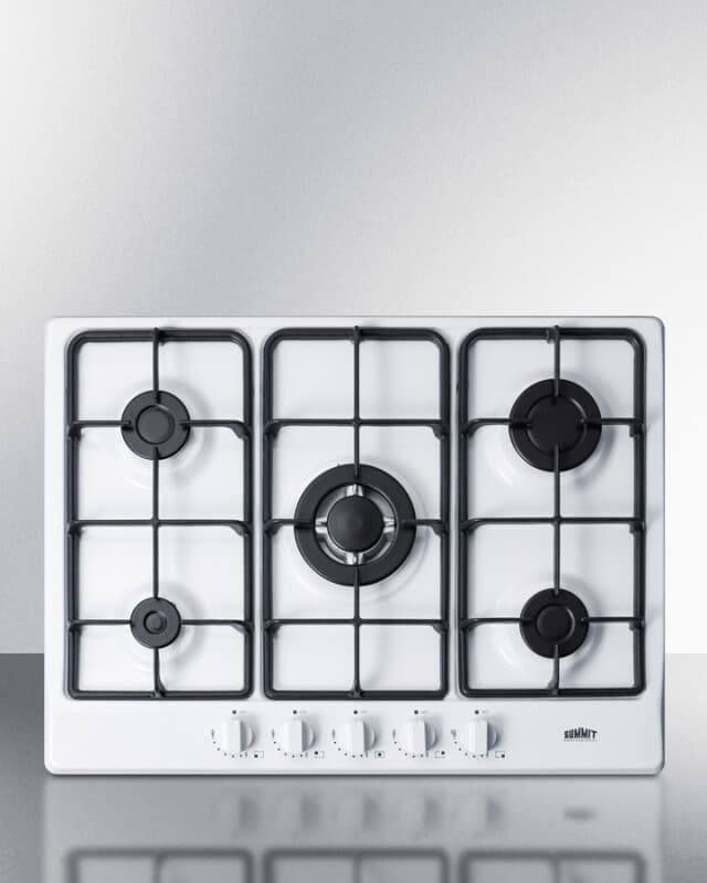 27" Wide 5-Burner Gas Cooktop