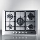 30" Wide 5-Burner Gas Cooktop view 4