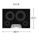 30" Electric Cooktop view 2