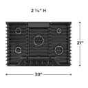 30" Gas Cooktop view 2