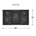 36" Gas Cooktop view 1