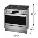 36" Dual-Fuel Range with Air Fry view 2
