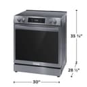 30" Electric Range with 15+ Ways To Cook view 2