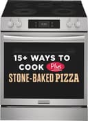 30" Front Control Electric Range with Stone-Baked Pizza view 1