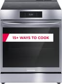 30" Front Control Induction Range with Total Convection view 1