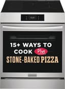 30" Front Control Induction Range with Stone-Baked Pizza view 1