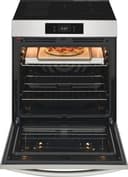 30" Front Control Induction Range with Stone-Baked Pizza view 3