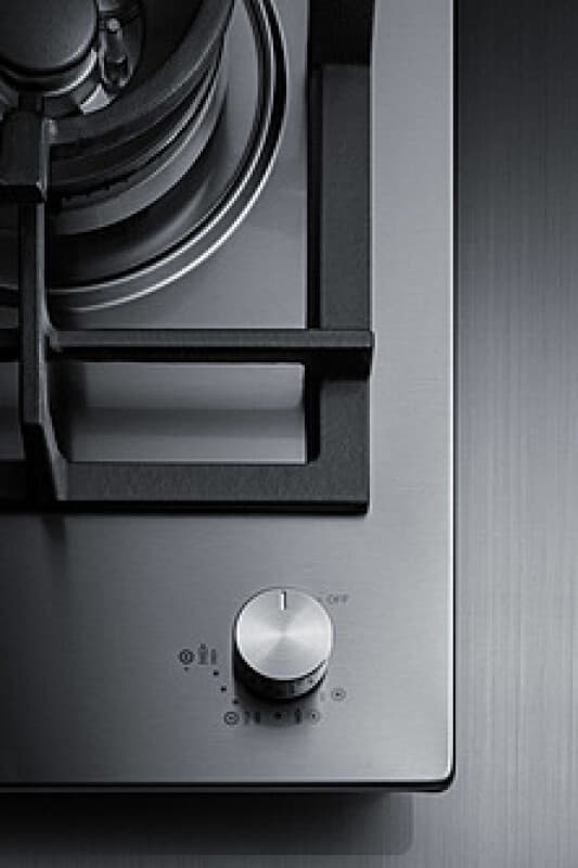 12" Wide 1-Burner Gas Cooktop In Stainless Steel
