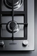 12" Wide 2-Burner Gas Cooktop In Stainless Steel view 3