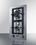 12" Wide 2-Burner Gas Cooktop In Stainless Steel view 2