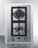 15" Wide 2-Burner Propane Gas Cooktop In Stainless Steel view 1