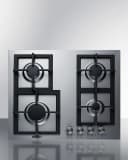 24" Wide 4-Burner Gas Cooktop In Stainless Steel view 1