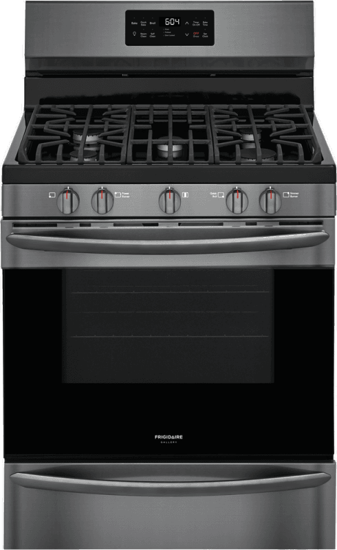 30" Freestanding Gas Range with Steam Clean