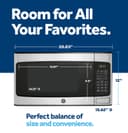 1.1 Cu. Ft. Capacity Countertop Microwave Oven view 7