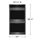 27" Double Electric Wall Oven with 15+ Ways To Cook view 2