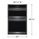 27" Electric Wall Oven and Microwave Combination with 15+ Ways To Cook view 2