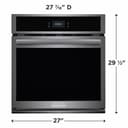 27" Single Electric Wall Oven with Total Convection view 2
