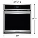 27" Single Electric Wall Oven with Total Convection view 2