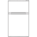 Double-Door Compact Refrigerator view 4