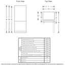 Ge® Energy Star® 21.0 Cu. Ft. Bottom-freezer Refrigerator view 12