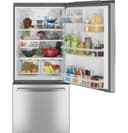 Ge® Energy Star® 21.0 Cu. Ft. Bottom-freezer Refrigerator view 2