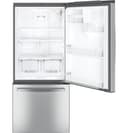 Ge® Energy Star® 21.0 Cu. Ft. Bottom-freezer Refrigerator view 3