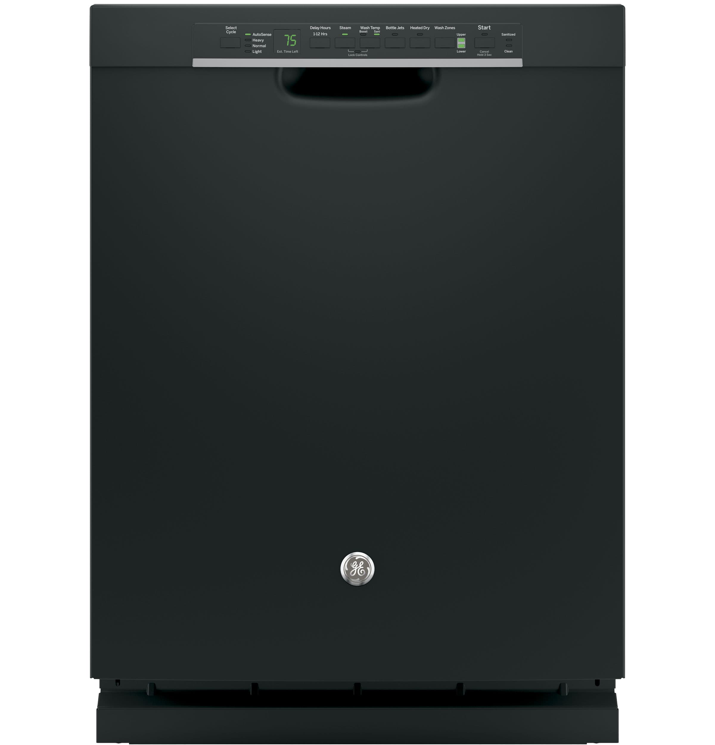 Stainless Steel Interior Dishwasher with Front Controls