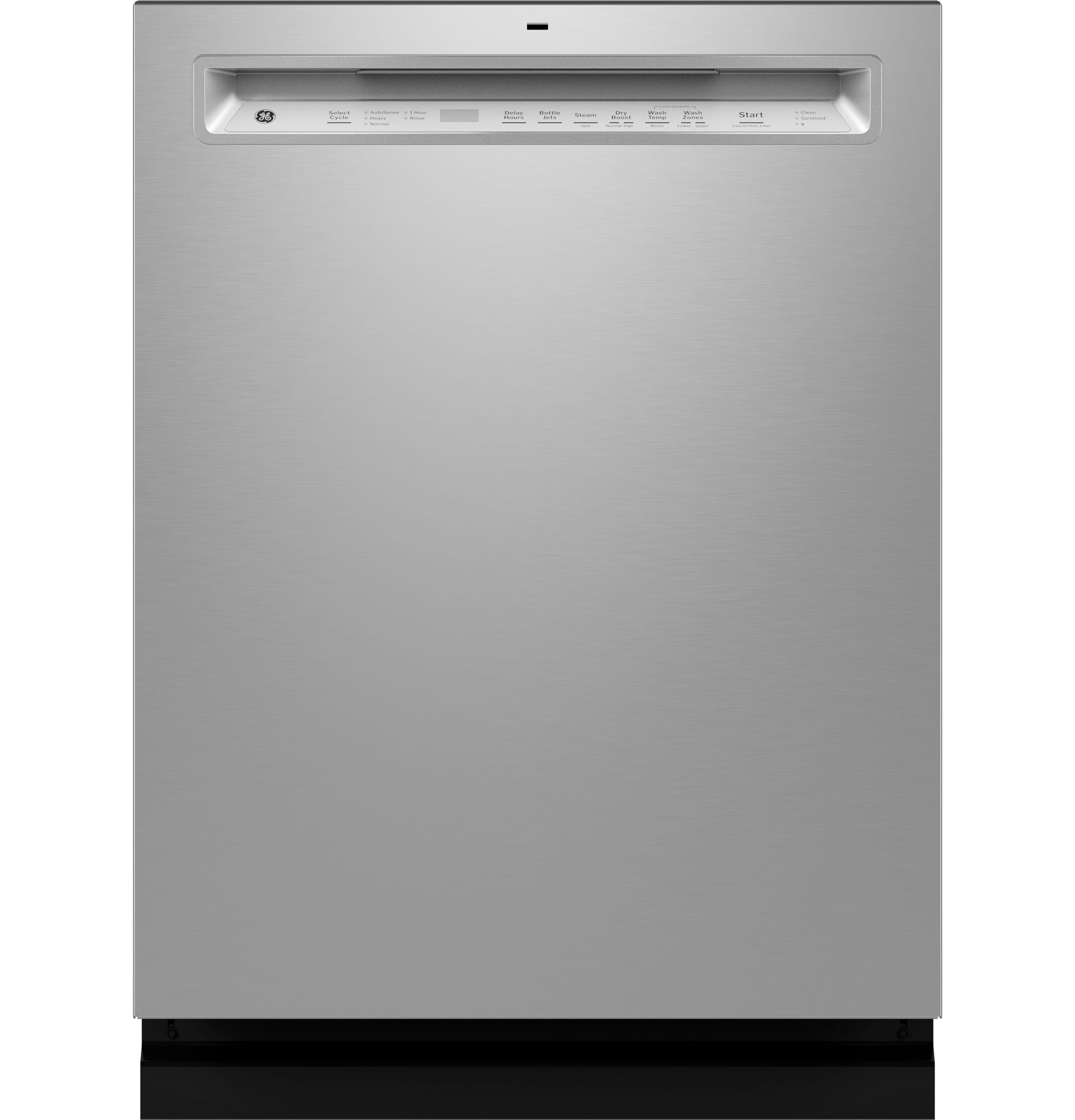 Front Control with Stainless Steel Interior Dishwasher with Sanitize Cycle