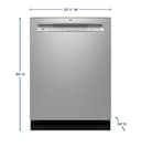 Ge® Energy Star® Front Control With Stainless Steel Interior Dishwasher With Sanitize Cycle view 12