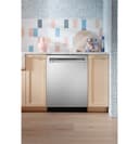 Ge® Energy Star® Front Control With Stainless Steel Interior Dishwasher With Sanitize Cycle view 9
