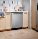 Fingerprint Resistant Front Control with Stainless Steel Interior Dishwasher with Sanitize Cycle view 6