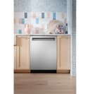 Fingerprint Resistant Front Control with Stainless Steel Interior Dishwasher with Sanitize Cycle view 5
