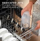 Fingerprint Resistant Front Control with Stainless Steel Interior Dishwasher with Sanitize Cycle view 26