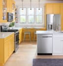 Fingerprint Resistant Top Control with Stainless Steel Interior Dishwasher with Sanitize Cycle & Dry Boost view 4