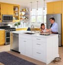 Fingerprint Resistant Top Control with Stainless Steel Interior Dishwasher with Sanitize Cycle & Dry Boost with Fan Assist view 7