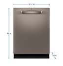 Ge® Energy Star® Fingerprint Resistant Top Control With Stainless Steel Interior Dishwasher With Sanitize Cycle view 4