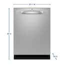 Ge® Energy Star® Fingerprint Resistant Top Control With Stainless Steel Interior Dishwasher With Sanitize Cycle view 30