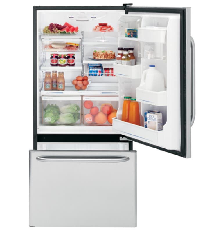 18.1 Cu. Ft. Stainless Bottom-Freezer Drawer Refrigerator