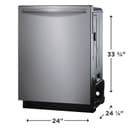 24" Stainless Steel Tub Dishwasher with CleanBoost™ view 1