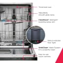 24" Stainless Steel Tub Dishwasher with CleanBoost™ and Adaptive Quick Wash view 4