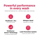 24" Stainless Steel Tub Dishwasher with CleanBoost™ and Adaptive Quick Wash view 9