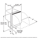 ADA Compliant Stainless Steel Interior Dishwasher with Sanitize Cycle view 6