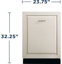 ADA Compliant Stainless Steel Interior Panel-Ready Dishwasher with Sanitize Cycle view 7