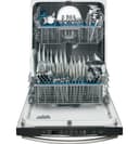 Hybrid Stainless Steel Interior Dishwasher with Hidden Controls view 13
