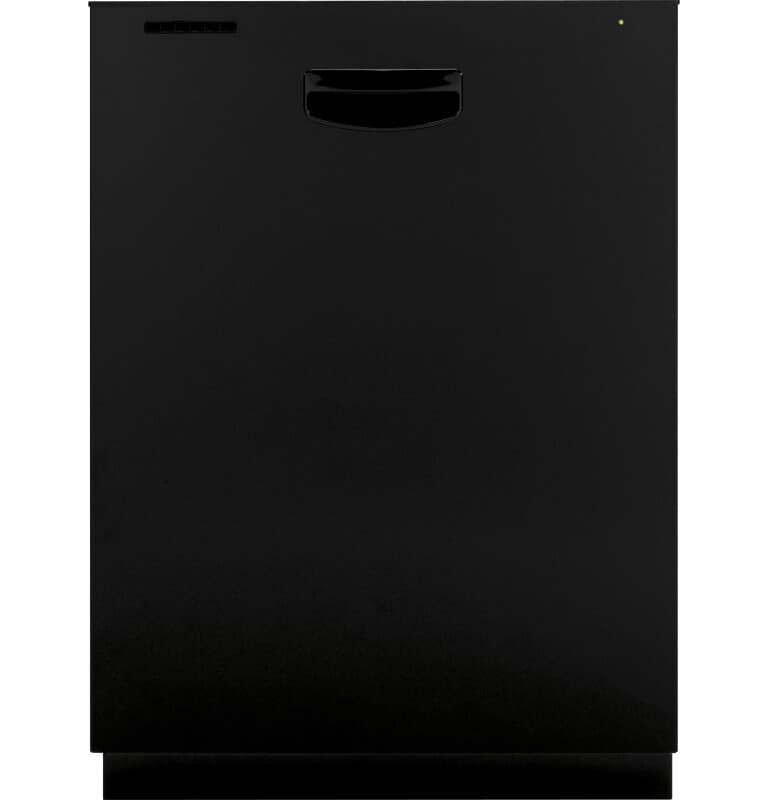 Stainless Interior Dishwasher with Hidden Controls and Recessed Handle