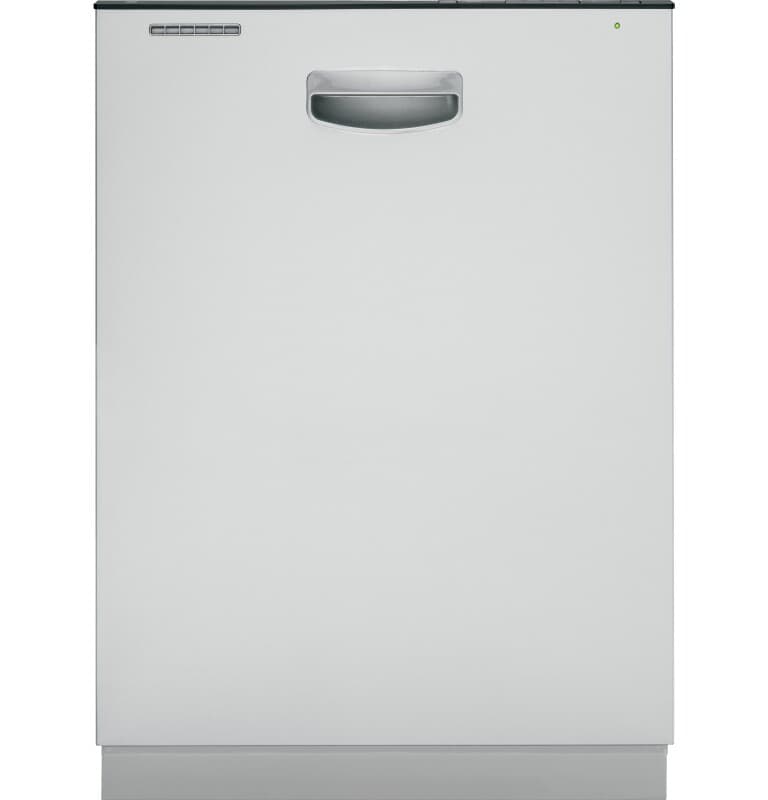 Stainless Interior Dishwasher with Hidden Controls and Recessed Handle