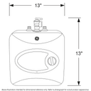 2.5 Gallon Electric Point of Use Water Heater view 3