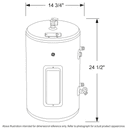 10 Gallon Electric Point of Use Water Heater view 3